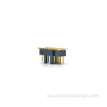 Encabezado de pin de 1.27 mm dual fila SMT 20P